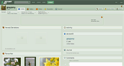 Desktop Screenshot of graypony.deviantart.com