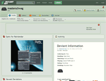 Tablet Screenshot of masterschwag.deviantart.com