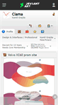 Mobile Screenshot of ciama.deviantart.com