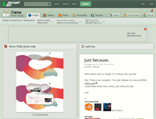 Tablet Screenshot of ciama.deviantart.com