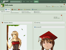 Tablet Screenshot of fluffy-snake.deviantart.com