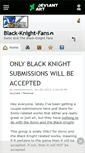 Mobile Screenshot of black-knight-fans.deviantart.com