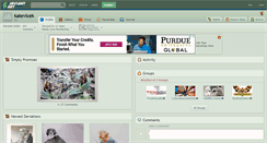 Desktop Screenshot of katevlcek.deviantart.com