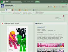 Tablet Screenshot of mistypine01.deviantart.com