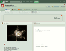 Tablet Screenshot of gimme-m0re.deviantart.com
