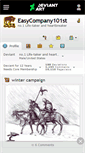 Mobile Screenshot of easycompany101st.deviantart.com