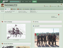 Tablet Screenshot of easycompany101st.deviantart.com