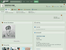 Tablet Screenshot of canorous-soap.deviantart.com