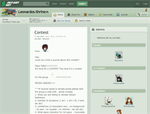 Tablet Screenshot of leonardos-shrine.deviantart.com