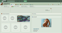 Desktop Screenshot of magicalpirate.deviantart.com