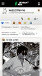 Mobile Screenshot of kezzoxrawks.deviantart.com