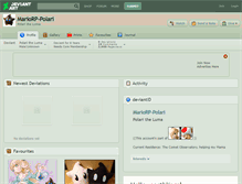 Tablet Screenshot of mariorp-polari.deviantart.com