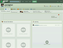 Tablet Screenshot of catchlightsnl.deviantart.com