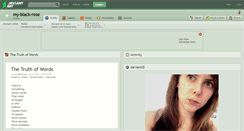Desktop Screenshot of my-black-rose.deviantart.com