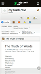 Mobile Screenshot of my-black-rose.deviantart.com