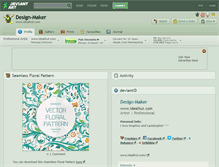 Tablet Screenshot of design-maker.deviantart.com