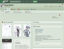 Tablet Screenshot of karai-gakupo.deviantart.com