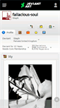 Mobile Screenshot of fallacious-soul.deviantart.com