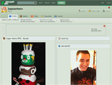 Tablet Screenshot of bassoonhero.deviantart.com