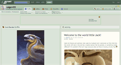 Desktop Screenshot of calger459.deviantart.com