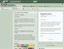 Tablet Screenshot of pixeldolls.deviantart.com