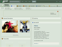 Tablet Screenshot of nabsta.deviantart.com