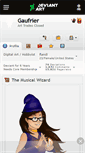 Mobile Screenshot of gaufrier.deviantart.com