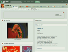 Tablet Screenshot of dkline76.deviantart.com