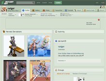 Tablet Screenshot of neiger.deviantart.com