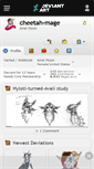 Mobile Screenshot of cheetah-mage.deviantart.com