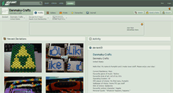 Desktop Screenshot of danmaku-crafts.deviantart.com