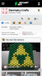Mobile Screenshot of danmaku-crafts.deviantart.com