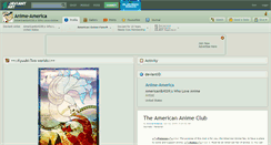 Desktop Screenshot of anime-america.deviantart.com