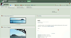 Desktop Screenshot of gothkath.deviantart.com