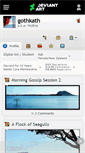 Mobile Screenshot of gothkath.deviantart.com