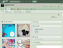 Tablet Screenshot of laninia-chuuh.deviantart.com