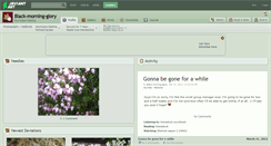 Desktop Screenshot of black-morning-glory.deviantart.com