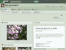 Tablet Screenshot of black-morning-glory.deviantart.com