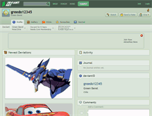Tablet Screenshot of greedo12345.deviantart.com