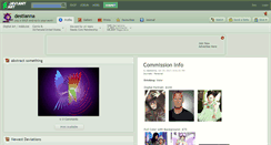 Desktop Screenshot of destianna.deviantart.com