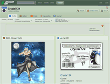 Tablet Screenshot of crystal124.deviantart.com