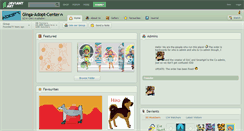 Desktop Screenshot of ginga-adopt-center.deviantart.com