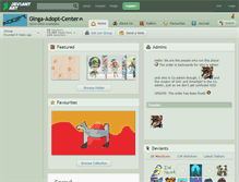 Tablet Screenshot of ginga-adopt-center.deviantart.com