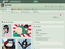 Tablet Screenshot of jio-freed.deviantart.com