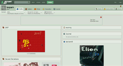 Desktop Screenshot of leoparn.deviantart.com