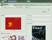 Tablet Screenshot of leoparn.deviantart.com