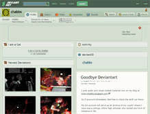 Tablet Screenshot of chabbs.deviantart.com