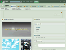 Tablet Screenshot of hugovl.deviantart.com