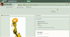 Desktop Screenshot of harmony-jade.deviantart.com