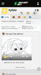 Mobile Screenshot of kyttee.deviantart.com